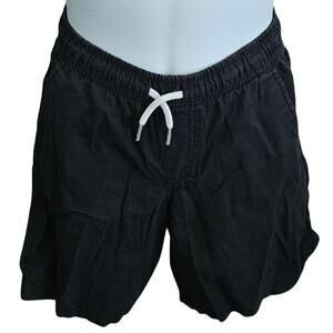 Cat & Jack Dark Gray Drawstring Khaki Shorts Boys M